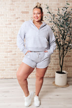 Load image into Gallery viewer, We&#39;re Only Getting Better Drawstring Shorts in Grey- RAE MODE
