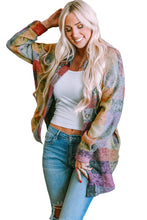 Load image into Gallery viewer, FASHION HOUSE- Multicolor Brushed Plaid Pocketed Oversize Shacket
