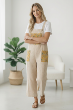 Load image into Gallery viewer, Sunflower Patch Pocket Overalls
