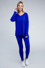 Load image into Gallery viewer, Zenana- Buttery Soft Brushed Longe Sleeve Loungewear Set (S-XL)
