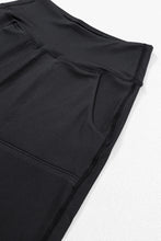 Load image into Gallery viewer, DEAR LOVE- Black Exposed Seam High Waist Pocketed Joggers
