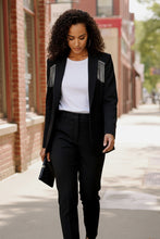 Load image into Gallery viewer, Holiday Glam Tassel Blazer
