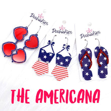 Load image into Gallery viewer, The Americana Mini Acrylic Collection - Patriotic Earrings
