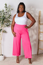 Load image into Gallery viewer, Full Size Smocked Wide Waistband Wide Leg Pants- Double Take
