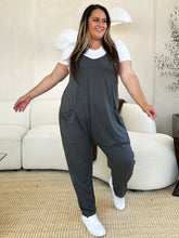 Load image into Gallery viewer, Full Size Sleeveless V-Neck Pocketed Jumpsuit- Double Take
