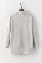 Load image into Gallery viewer, LILLY- Gray Cowl Neck Shift Tunic Top
