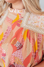 Load image into Gallery viewer, jodiful- Day Dreamer Mixed Floral Top in Mauve

