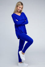 Load image into Gallery viewer, Zenana- Buttery Soft Brushed Longe Sleeve Loungewear Set (S-XL)
