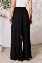 Load image into Gallery viewer, Full Size Smocked Wide Waistband Wide Leg Pants- Double Take
