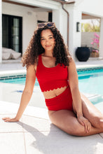 Load image into Gallery viewer, Tonga Scalloped Swim Top- 111 NORTH
