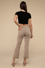 Load image into Gallery viewer, ZENANA- Caroline Acid Washed High Waist Distressed Straight Pants- 2 COLORS
