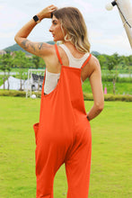 Load image into Gallery viewer, Full Size Sleeveless V-Neck Pocketed Jumpsuit- Double Take
