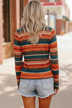 Load image into Gallery viewer, Keep Me Guessing Teal Herringbone Long Sleeve
