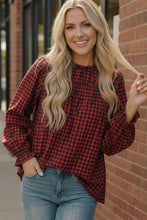 Load image into Gallery viewer, Wildwood Check Red Smock
