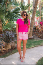 Load image into Gallery viewer, Think Pink Solid Everyday Shorts (Reg &amp; Plus)
