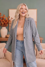 Load image into Gallery viewer, The Longline Blazer in Grey
