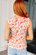 Load image into Gallery viewer, 111 NORTH- Sweet Something Flutter Sleeve Floral Top
