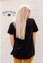 Load image into Gallery viewer, Crazy Train Velvet Top (Reg &amp; XL)
