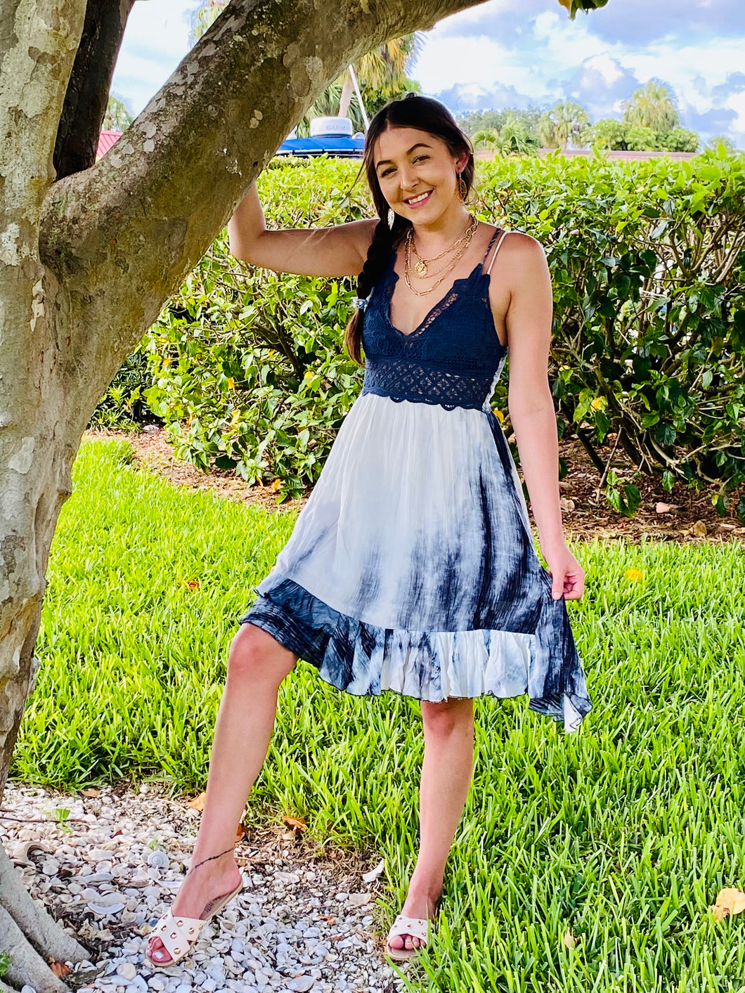 Day Dreaming Tye-Dye Dress (Reg)