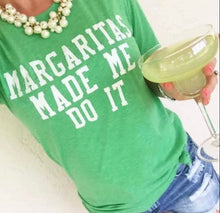 Load image into Gallery viewer, Margaritas Made Me Graphic Tee (Reg &amp; Plus)
