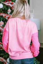 Load image into Gallery viewer, Valentines *Sweet LOVE* : Sequin Drop Shoulder Sweatshirt
