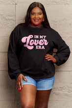 Load image into Gallery viewer, Simply Love Full Size IN MY LOVER ERA Round Neck Sweatshirt
