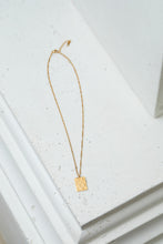 Load image into Gallery viewer, Waterproof, No Tarnish, Checkered Pendant Necklace
