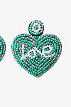 Load image into Gallery viewer, Valentines *Love Spell* : Beaded Heart Earrings
