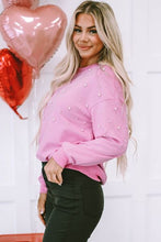 Load image into Gallery viewer, Valentines *Pearl Celebration* : Dropped Shoulder Sweatshirt
