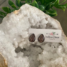 Load image into Gallery viewer, Leopard Teardrop Earrings
