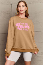 Load image into Gallery viewer, Simply Love Full Size IN MY LOVER ERA Round Neck Sweatshirt

