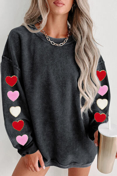 Valentines *Love all Around* : Dropped Shoulder Sweatshirt