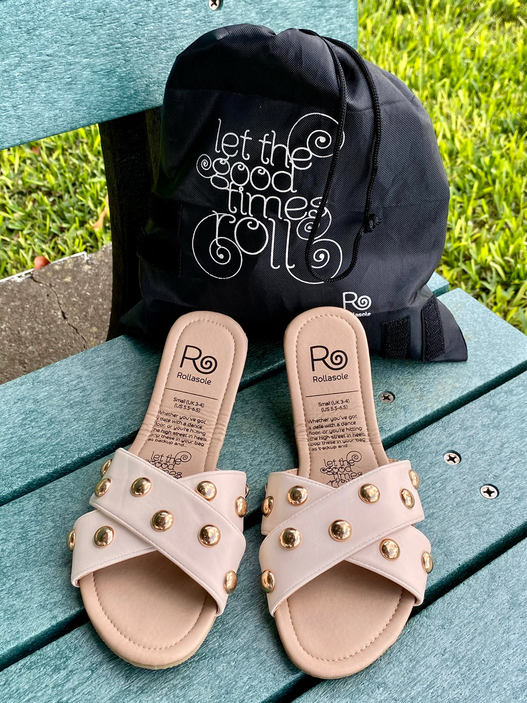 Roll Up-Cream Soda Sandal