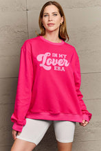 Load image into Gallery viewer, Simply Love Full Size IN MY LOVER ERA Round Neck Sweatshirt
