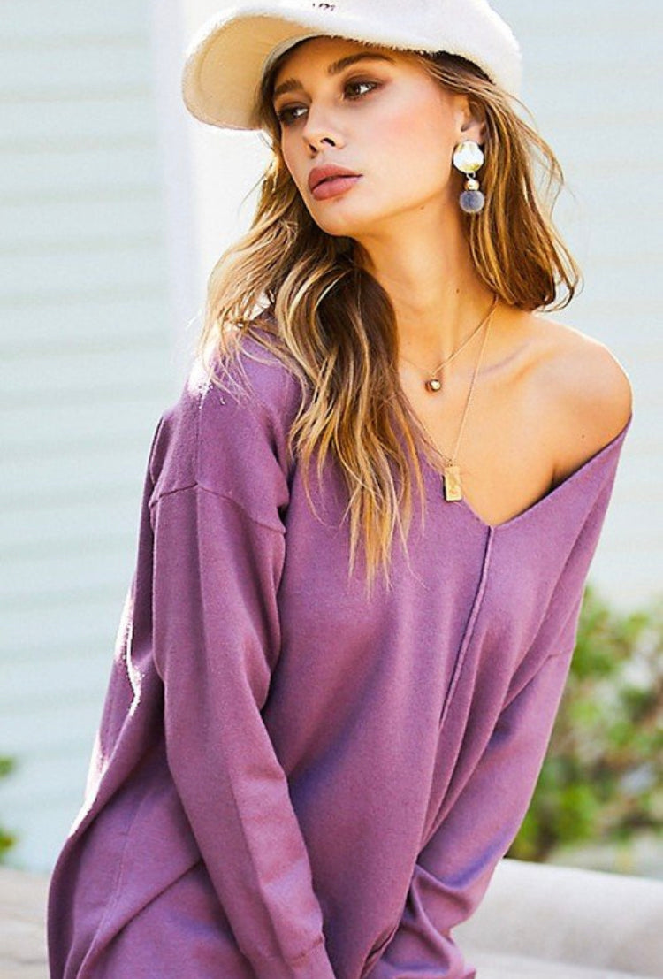 Lovely in Lilac Soft Sweater (Reg)