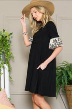 Load image into Gallery viewer, Touch of Wild Leopard Ruffle Dress (Reg)
