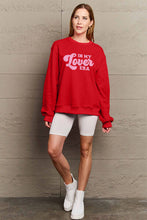 Load image into Gallery viewer, Simply Love Full Size IN MY LOVER ERA Round Neck Sweatshirt

