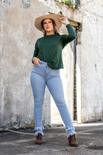 Load image into Gallery viewer, Fringe Benefits Sassy Hem Jeans (Reg &amp; Plus)
