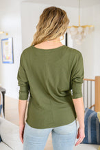 Load image into Gallery viewer, W23 SEW IN LOVE- A Day Together Long Sleeve Top in Olive
