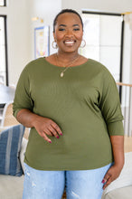 Load image into Gallery viewer, W23 SEW IN LOVE- A Day Together Long Sleeve Top in Olive

