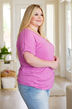 Load image into Gallery viewer, SP24-  Absolute Favorite V-Neck Top in Orchid
