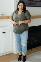 Load image into Gallery viewer, Absolute Favorite V-Neck Top in Olive (Reg &amp; Curvy)
