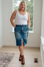 Load image into Gallery viewer, RISEN- Always Be there Cargo Denim Skirt (Reg &amp; Curvy)

