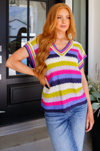 Load image into Gallery viewer, JODIFUL- Another One V-Neck Striped Top
