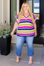 Load image into Gallery viewer, JODIFUL- Another One V-Neck Striped Top
