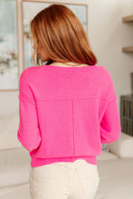 Load image into Gallery viewer, GEEGEE- Back to Life V-Neck Sweater in Pink
