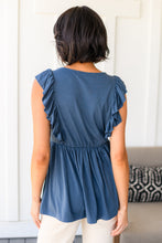 Load image into Gallery viewer, Before Now Ruffled Babydoll Top-111 NORTH
