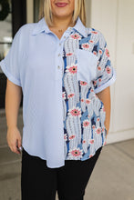 Load image into Gallery viewer, SP24- Best of Both Worlds Button Down Top
