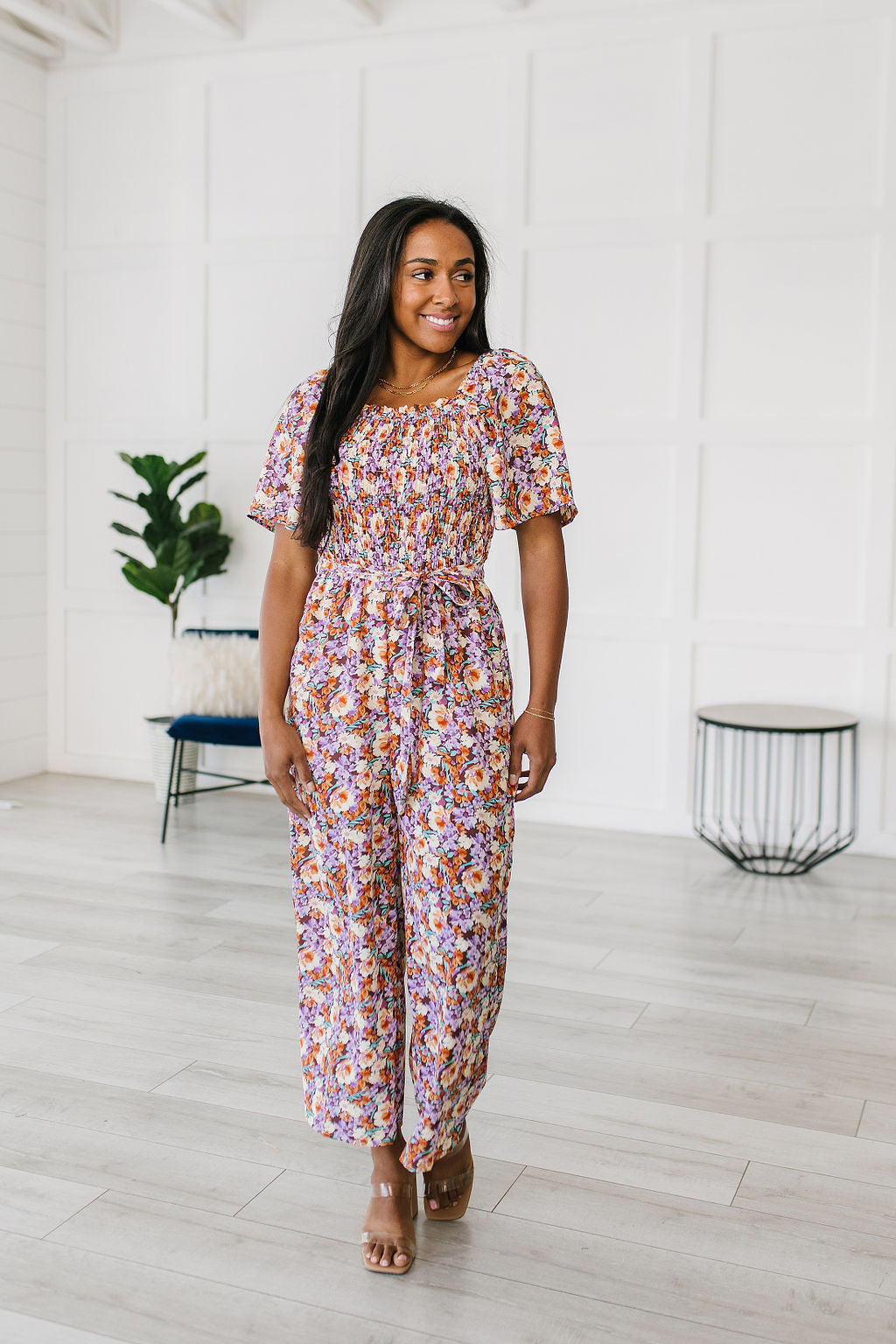 SP24- Better Than Fine Floral Jumpsuit