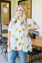 Load image into Gallery viewer, SP24- Blissed Out Button Up Babydoll Tunic
